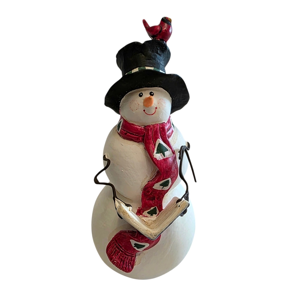 Vintage Jolly Follies Caroling Snowman Sandi Gore Evans 90s‎ Christmas Holiday